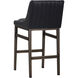 Halden 40.5 inch Vintage Black Barstool